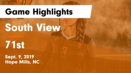 South View  vs 71st Game Highlights - Sept. 9, 2019