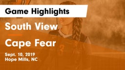 South View  vs Cape Fear  Game Highlights - Sept. 10, 2019