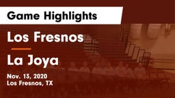 Los Fresnos  vs La Joya  Game Highlights - Nov. 13, 2020
