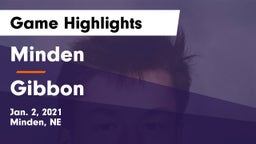 Minden  vs Gibbon  Game Highlights - Jan. 2, 2021