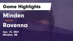 Minden  vs Ravenna  Game Highlights - Jan. 12, 2021