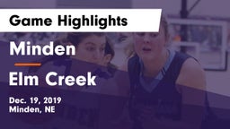 Minden  vs Elm Creek  Game Highlights - Dec. 19, 2019