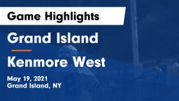 Grand Island  vs Kenmore West Game Highlights - May 19, 2021