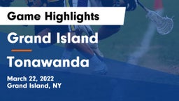 Grand Island  vs Tonawanda Game Highlights - March 22, 2022