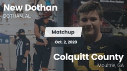 Matchup: Dothan  vs. Colquitt County  2020