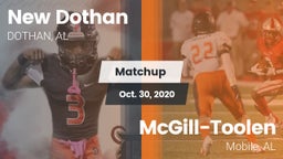 Matchup: Dothan  vs. McGill-Toolen  2020