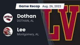 Recap: Dothan  vs. Lee  2022
