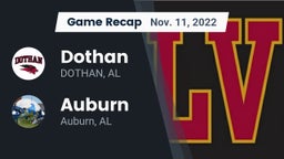 Recap: Dothan  vs. Auburn  2022