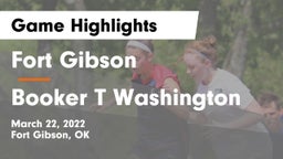 Fort Gibson  vs Booker T Washington  Game Highlights - March 22, 2022