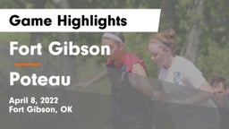 Fort Gibson  vs Poteau  Game Highlights - April 8, 2022