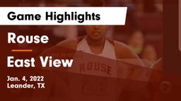 Rouse  vs East View  Game Highlights - Jan. 4, 2022