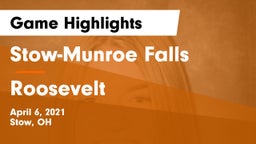 Stow-Munroe Falls  vs Roosevelt  Game Highlights - April 6, 2021