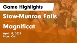 Stow-Munroe Falls  vs Magnificat Game Highlights - April 17, 2021