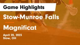 Stow-Munroe Falls  vs Magnificat  Game Highlights - April 20, 2023