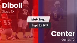 Matchup: Diboll  vs. Center  2017