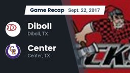 Recap: Diboll  vs. Center  2017