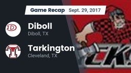 Recap: Diboll  vs. Tarkington  2017