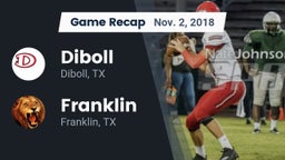 Recap: Diboll  vs. Franklin  2018