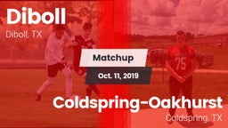Matchup: Diboll  vs. Coldspring-Oakhurst  2019