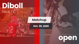 Matchup: Diboll  vs. open 2020