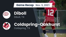 Recap: Diboll  vs. Coldspring-Oakhurst  2021