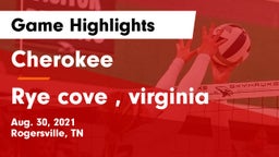 Cherokee  vs Rye cove , virginia Game Highlights - Aug. 30, 2021