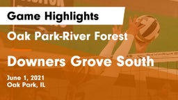 Oak Park-River Forest  vs Downers Grove South  Game Highlights - June 1, 2021