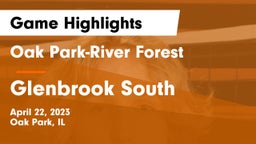 Oak Park-River Forest  vs Glenbrook South  Game Highlights - April 22, 2023