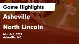 Asheville  vs North Lincoln  Game Highlights - March 5, 2024
