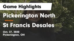 Pickerington North  vs St Francis Desales Game Highlights - Oct. 27, 2020