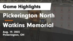 Pickerington North  vs Watkins Memorial Game Highlights - Aug. 19, 2023