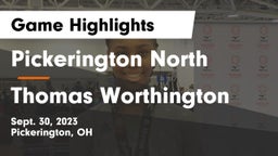 Pickerington North  vs Thomas Worthington  Game Highlights - Sept. 30, 2023
