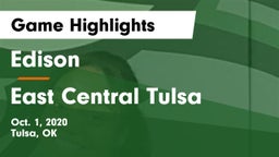 Edison  vs East Central Tulsa Game Highlights - Oct. 1, 2020