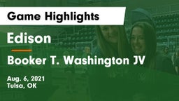 Edison  vs Booker T. Washington  JV Game Highlights - Aug. 6, 2021
