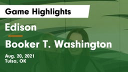 Edison  vs Booker T. Washington Game Highlights - Aug. 20, 2021