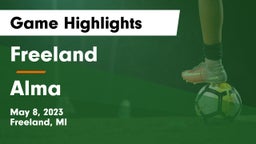 Freeland  vs Alma  Game Highlights - May 8, 2023