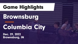 Brownsburg  vs Columbia City  Game Highlights - Dec. 29, 2022