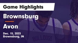 Brownsburg  vs Avon  Game Highlights - Dec. 15, 2023