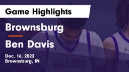 Brownsburg  vs Ben Davis  Game Highlights - Dec. 16, 2023