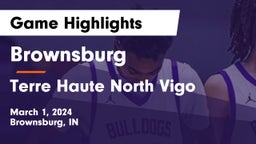 Brownsburg  vs Terre Haute North Vigo  Game Highlights - March 1, 2024