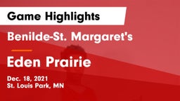 Benilde-St. Margaret's  vs Eden Prairie  Game Highlights - Dec. 18, 2021