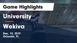 University  vs Wekiva  Game Highlights - Dec. 13, 2019