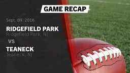 Recap: Ridgefield Park  vs. Teaneck  2016