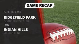 Recap: Ridgefield Park  vs. Indian Hills  2016