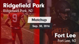 Matchup: Ridgefield Park vs. Fort Lee  2016