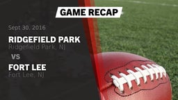 Recap: Ridgefield Park  vs. Fort Lee  2016