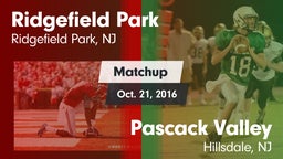 Matchup: Ridgefield Park vs. Pascack Valley  2016