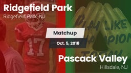 Matchup: Ridgefield Park vs. Pascack Valley  2018