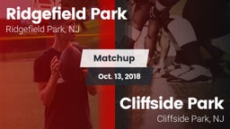 Matchup: Ridgefield Park vs. Cliffside Park  2018