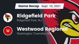 Recap: Ridgefield Park  vs. Westwood Regional  2021